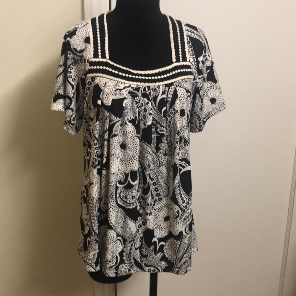 August silk top
